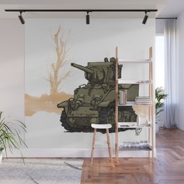 Stuart_(WWII COMBAT VEHICLES (USA) Wall Mural