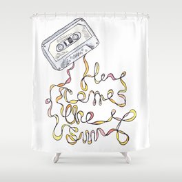 Here Comes the Sun in Colour Shower Curtain