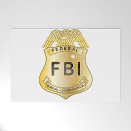 FBI Badge Welcome Mat