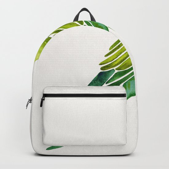Perched Parrot – Green Palette Backpack