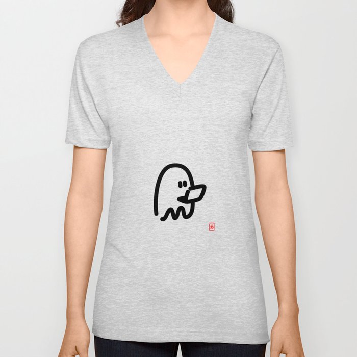 Ghostwriter V Neck T Shirt