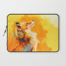 Blissful Light - Fox portrait Laptop Sleeve