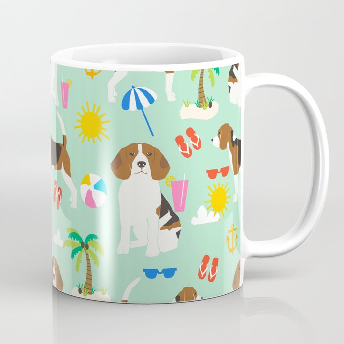 Beagle Beach Vacation Dog Breed Lover Beagles Must Haves Summer Beagle Beach Vacation Dog Breed Lover Beagles Must Haves Summer Gifts Coffee Mug