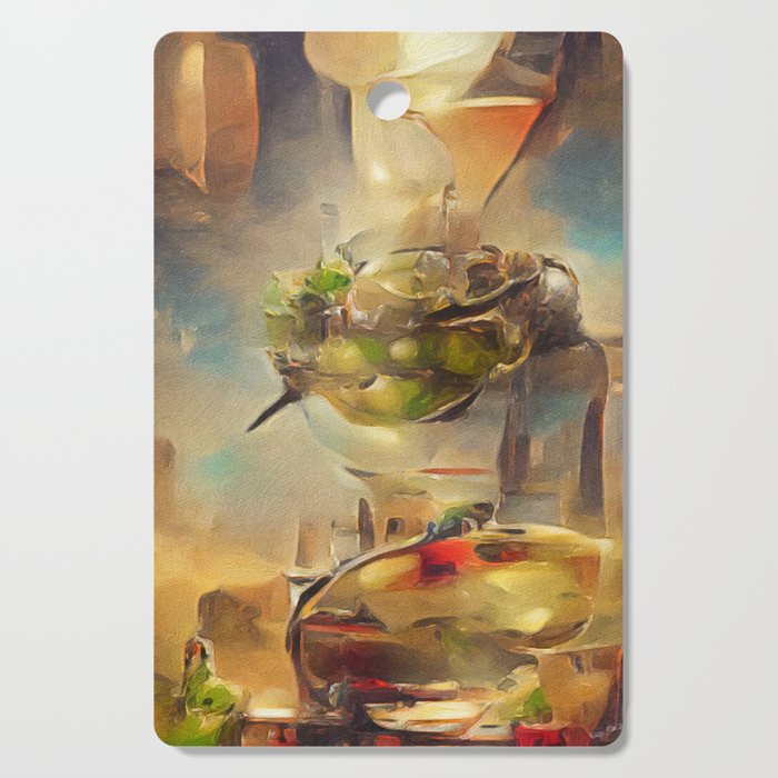 Martini with Olives Cutting Board