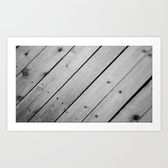The fence Art Print
