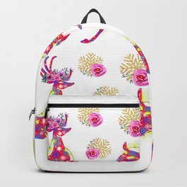 Floral Snowflakes Backpack