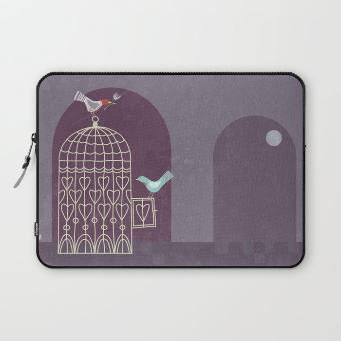 Leaving the Birdcage Laptop Sleeve