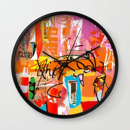 Closed For Renovations  Wall Clock