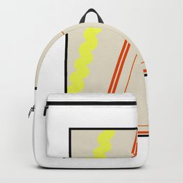 Beretta 2/5 Backpack | Neon, Geometry, Art, Lines, Graphicdesign, Orange, Digital, Illustration 