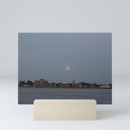 Full Moon at Sunset I Mini Art Print