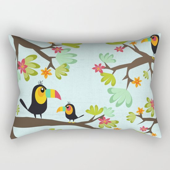 Toucan Rectangular Pillow