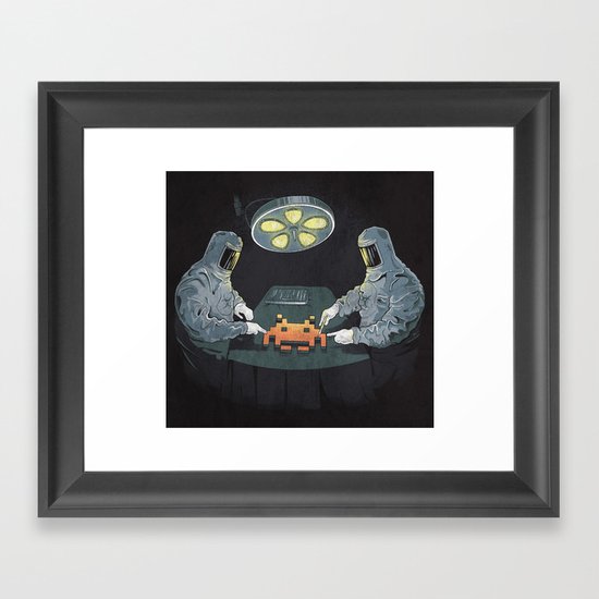 Alien Autopsy Framed Art Print