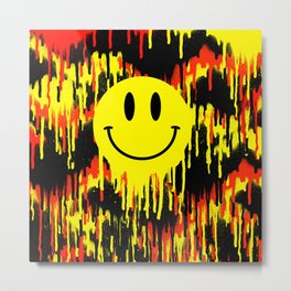 Acid house Metal Print | Graphicdesign, Vintage, Abstract, Music, Pop Art 