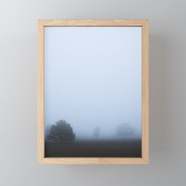 MISTY MORNING LANDSCAPE | Framed Mini Art Print