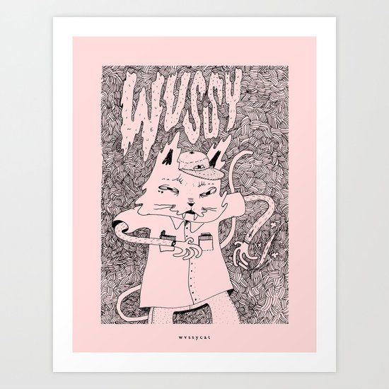 WVSSYCAT Art Print