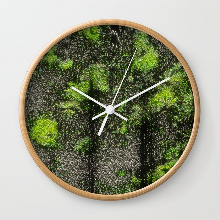 Jungle Glitch Distortion Wall Clock