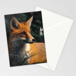 The Fox & Dragonfly Stationery Card