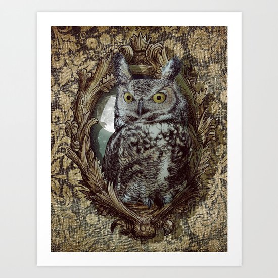 Moonlight Escape Art Print