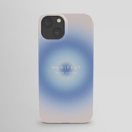 Manifest Your Vision, Aura, Gradient iPhone Case