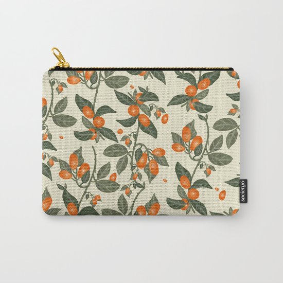 Oranges Pattern Carry-All Pouch