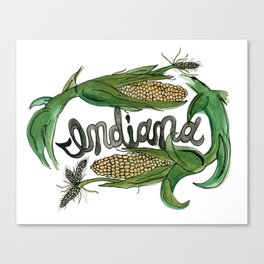 Indiana is corny Canvas Print