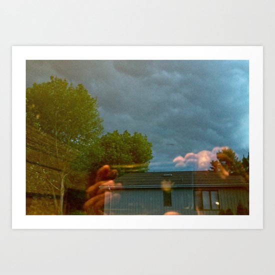 Stormy Reflection Art Print