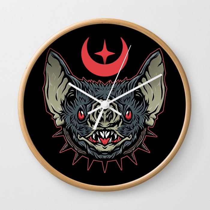 Vampire Bat Wall Clock