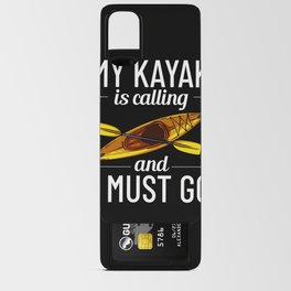 Kayak Canoe Boat Paddle Kayaking Canoeing Android Card Case