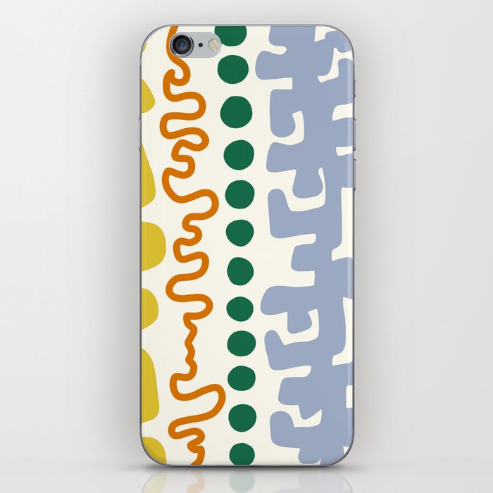Abstract vintage colorful pattern collection 3 iPhone Skin