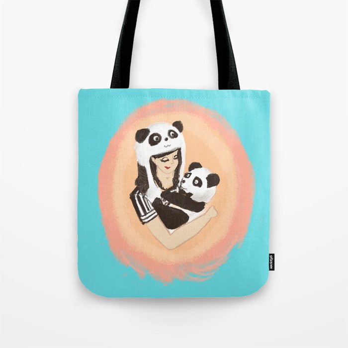 Panda & Jess Tote Bag