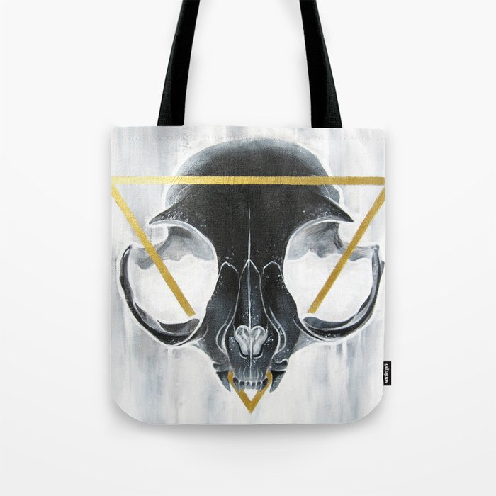 The Cat's Halo Tote Bag