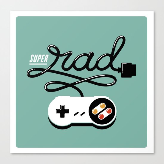 Super Rad Canvas Print