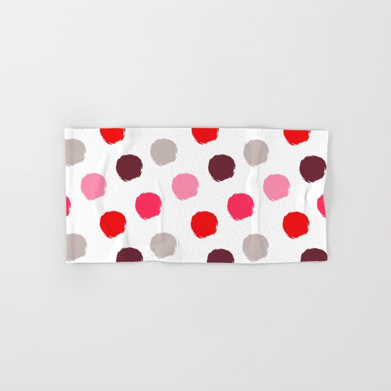 Fancy polka dot Hand & Bath Towel