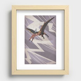 Pteranostorm - Superhero Dinosaurs Series Recessed Framed Print