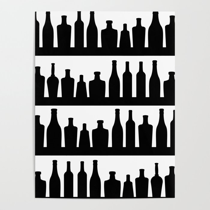 Classic Bottles Poster