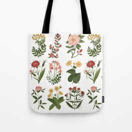 Flower Sketches Tote Bag