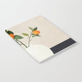  Orange Tree Branch in a Vase 01 Notebook