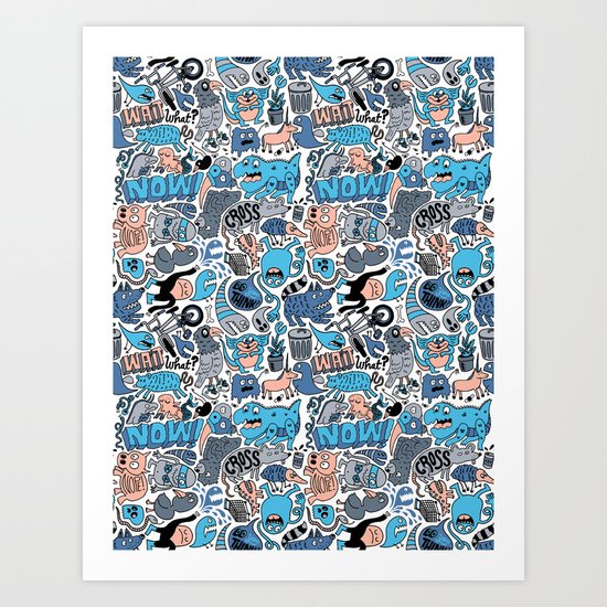 Gross Pattern Art Print