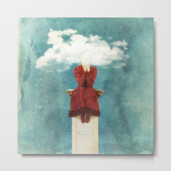 LOVE - Head in the Clouds Metal Print