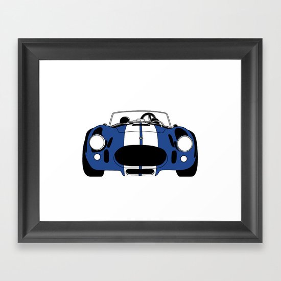 Shelby Cobra Framed Art Print