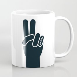 Peace Sign, Do Good B&W Coffee Mug
