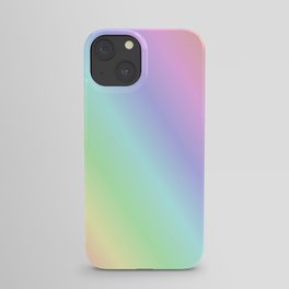 Pastel rainbow iPhone Case