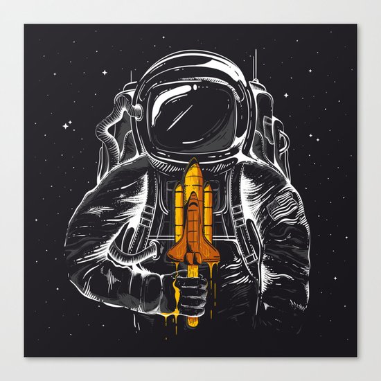 Space Popscicle Canvas Print