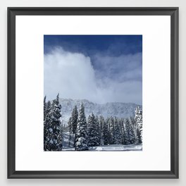 Bridger Bowl Framed Art Print