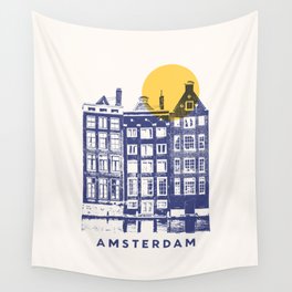 Amsterdam - City Wall Tapestry