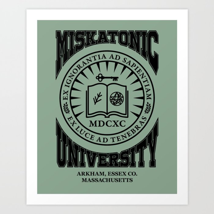 Miskatonic University Art Print