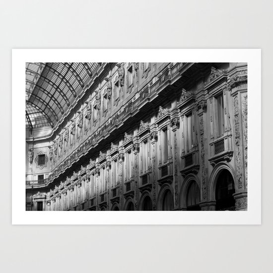 Galleria Vittorio Emanuele Art Print