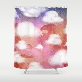 Sunset Above the Island Shower Curtain