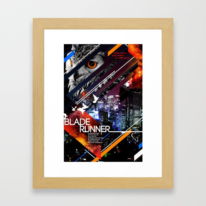 Visions of the Future :: Blade Runner Framed Art Print