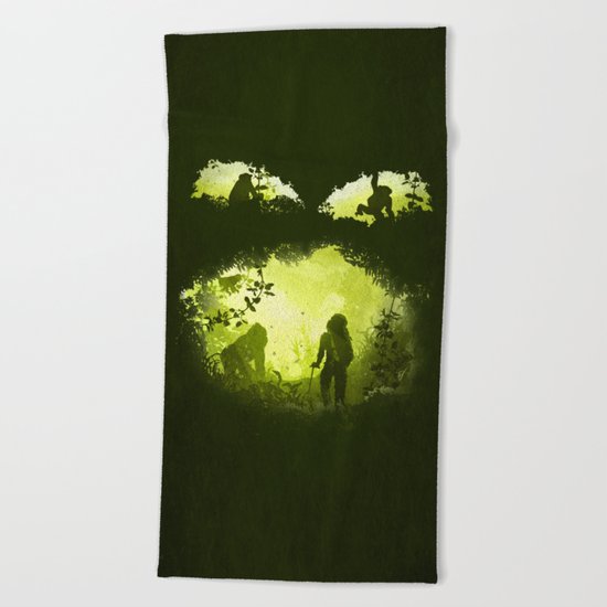 In the Heart of the Jungle Beach Towel